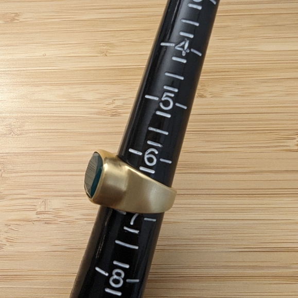 FAIRLEY GREEN AGATE FOREST RING - Picture 10 of 10